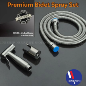 Premium Toilet Bidet Spray Set Car Wash Power Spray Hose Pipe Water Wash Shower Washroom
