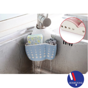 Drain Holder Kitchen Sponge Basket Wheat Fiber Sponge Storage Rack