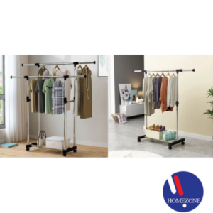 Clothes Rack Stainless Steel Multi Purpose Adjustable Clothes Hanger Laundry Stand Suitable for Indoor and Outdoor