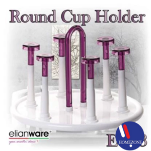 Elianware 6 in 1 Portable Round / Rectangular Mug Cup Holder Detachable Holder