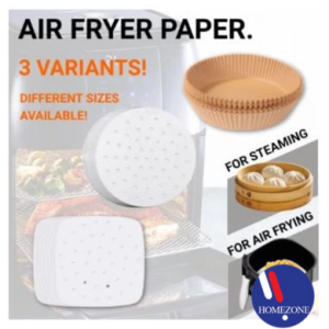 Air Fryer & Steamer Paper Liner for Steaming Baking