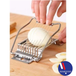 Japan Imported Stainless Steel Egg Cutter – Multipurpose Kitchen Tool for Slicing Mushrooms, Fruits, and Sausages