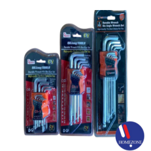 Durable Wrench 9 pcs Hex Key Set